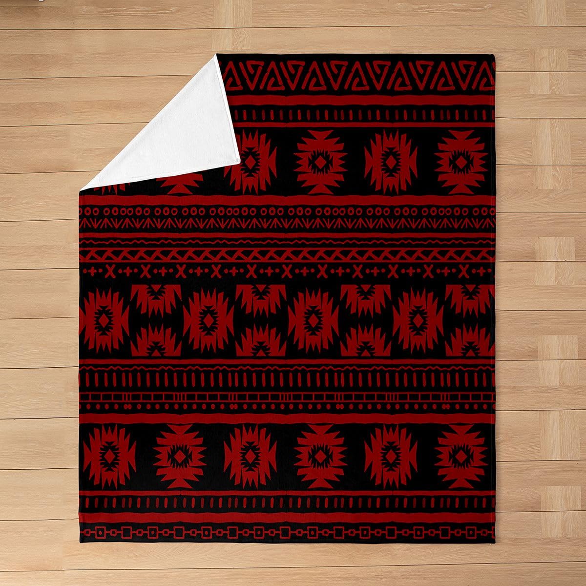 Loussiesd Southwest koc polarowy typu queen, 228 x 228 cm