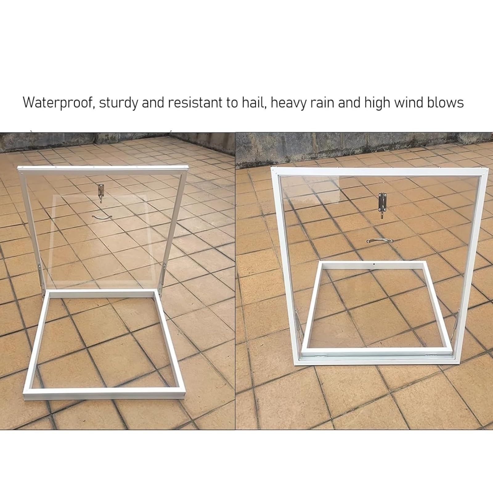 Konfigurowalne okna dachowe Skylight Ręczne wentylowane świetliki dachowe do dachów domów Aluminiowa rama na poddasze/pokój słoneczny świetlik