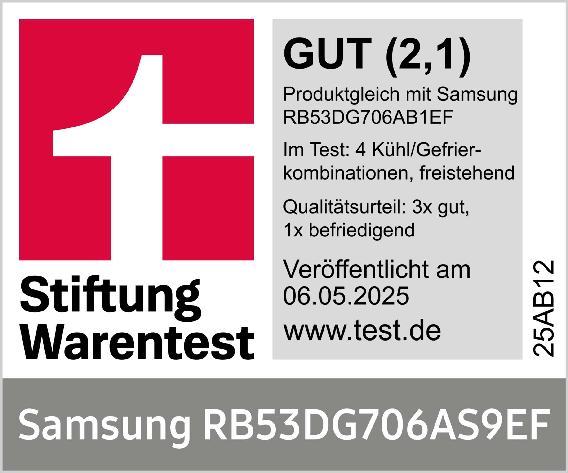 Samsung Kühl-/Gefrierkombination RB6000 RB53DG706AS9 – Bild 2