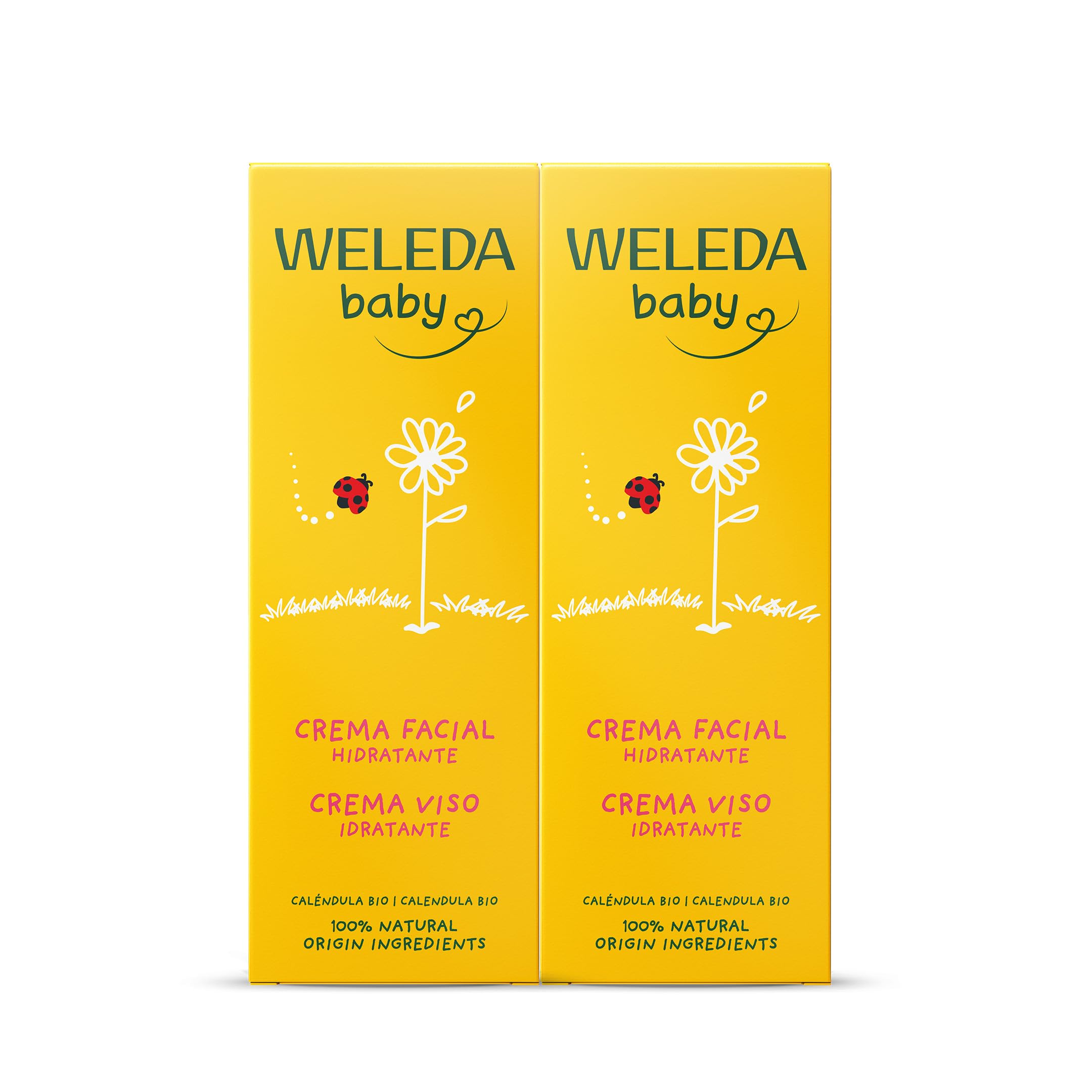 Weleda Baby Crema Viso Calendula 2x50 ml