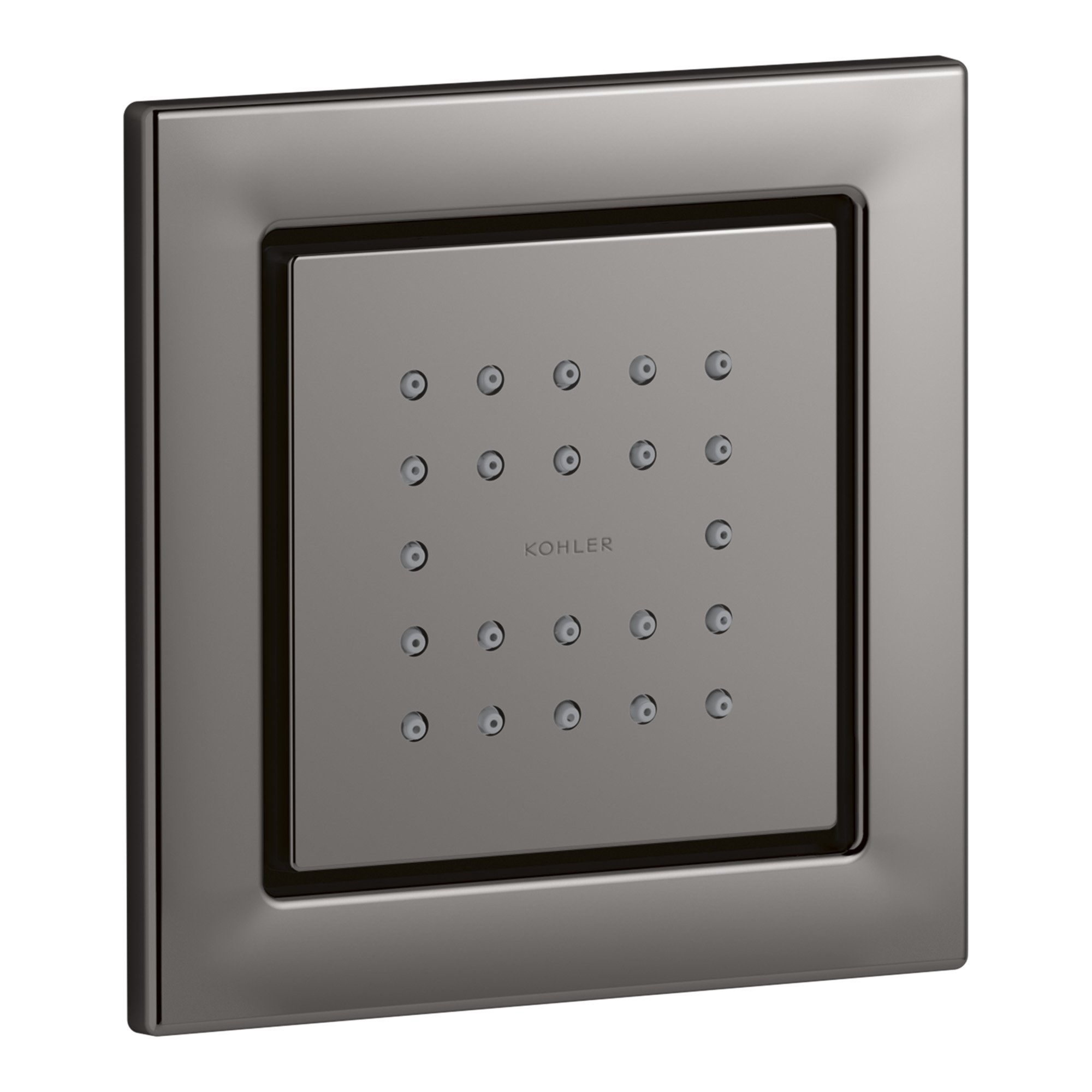 KOHLER 8003-TT Watertile Square 22-Nozzle Bodyspray, Titanium