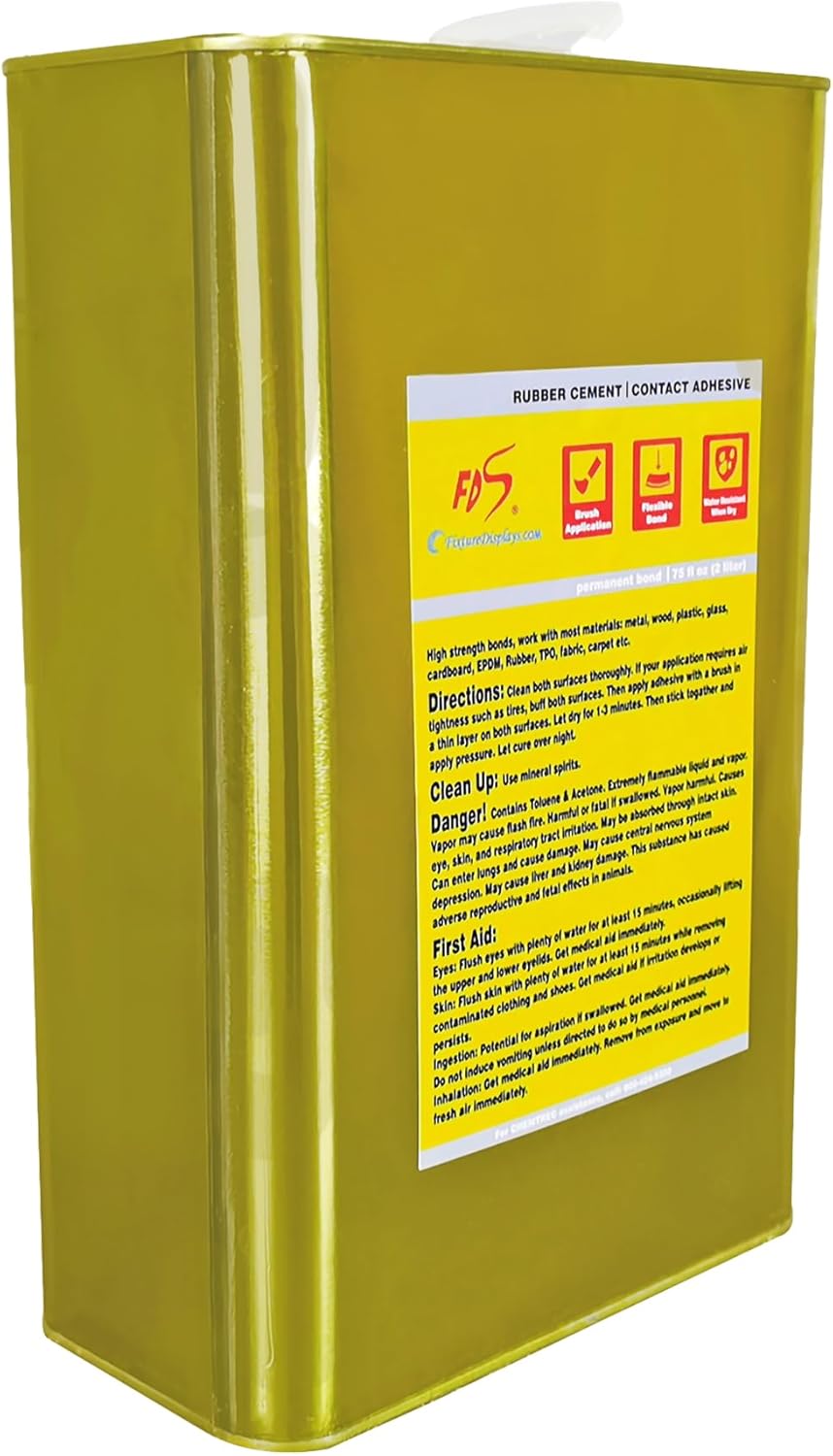 FixtureDisplays® EPDM/Chloroprene Bonding Adhesive Contact Rubber