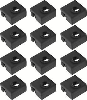 Capa para bloco de aquecedor, meia leve de silicone para bloco de aquecedor, tornos de silicone de tamanho compacto, aplicação industrial para impressora 3D