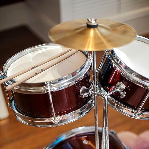 Miniatura 5 de Antner 3 pares de baquetas de madera de arce 7A para niños y principiantes