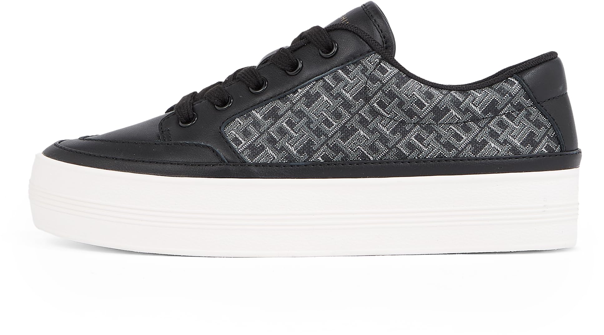 Tommy Hilfiger Damen Vulcanized Sneaker Monogram aus Leder