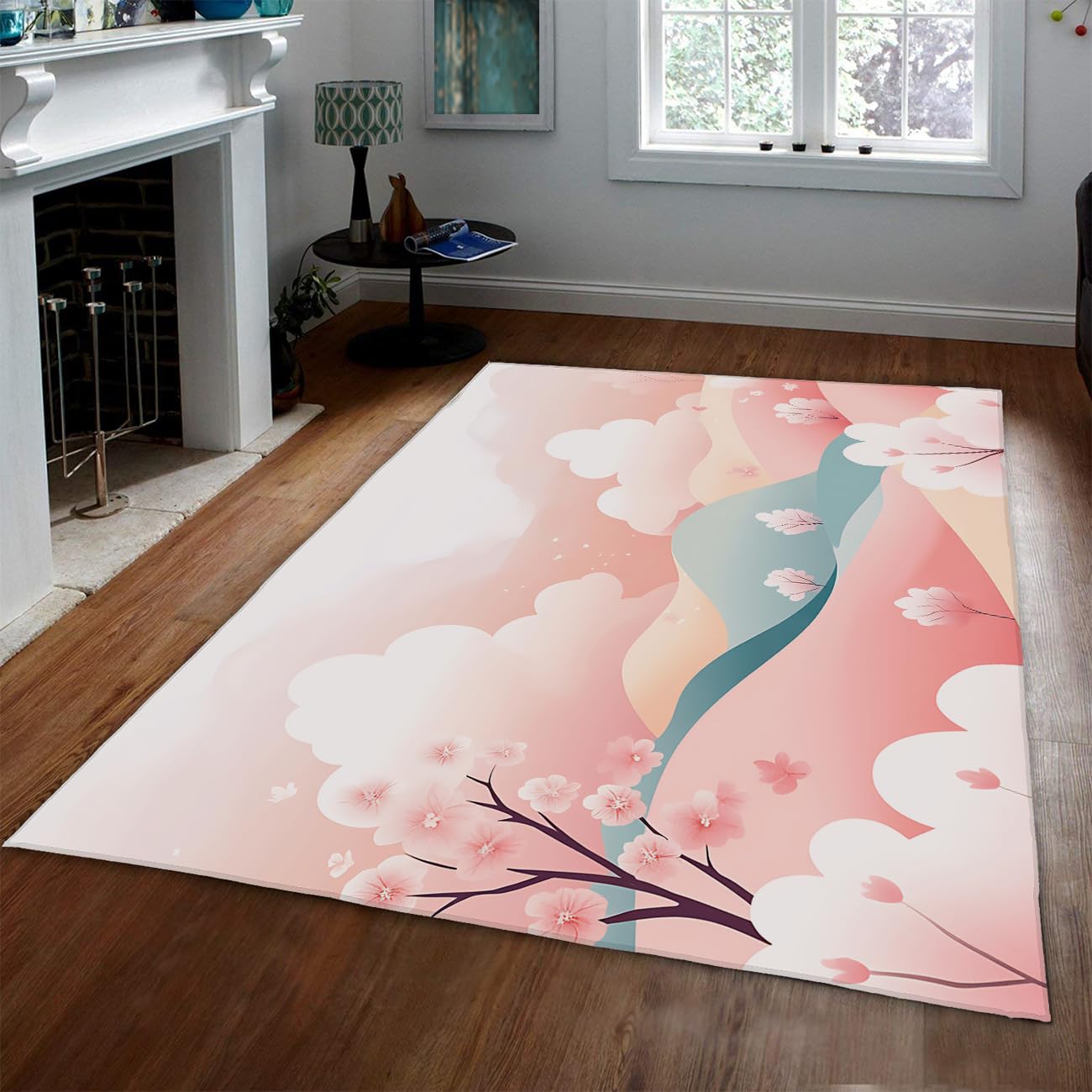 Tapis cerisier en fleurs pour apporter douceur et sérénité chez soi