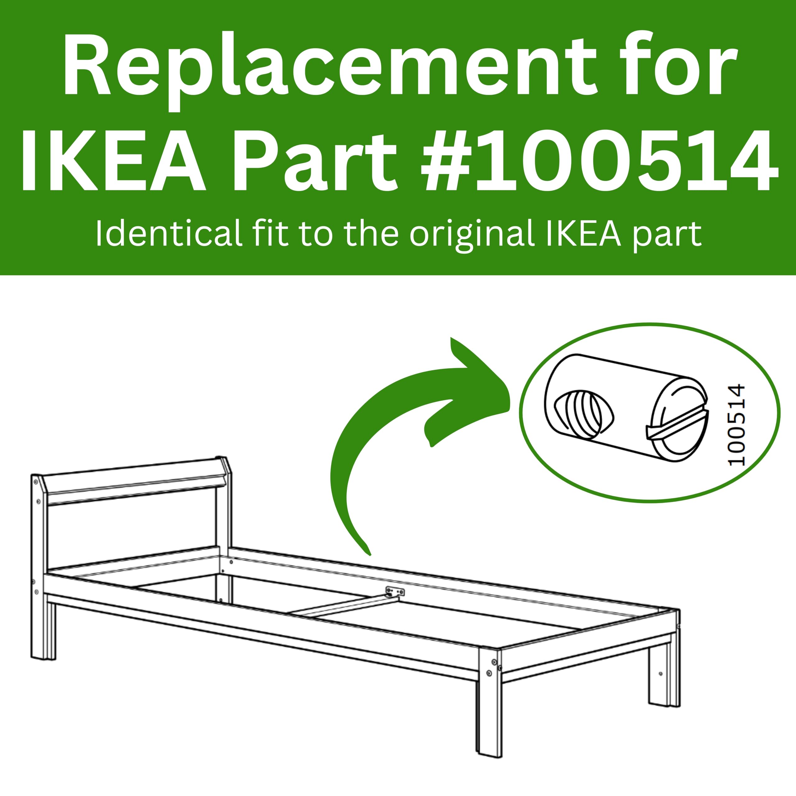 Ikea Plastic Sleeve And Screw, Part # 105163, 102267 (8 Pack - Foto 9