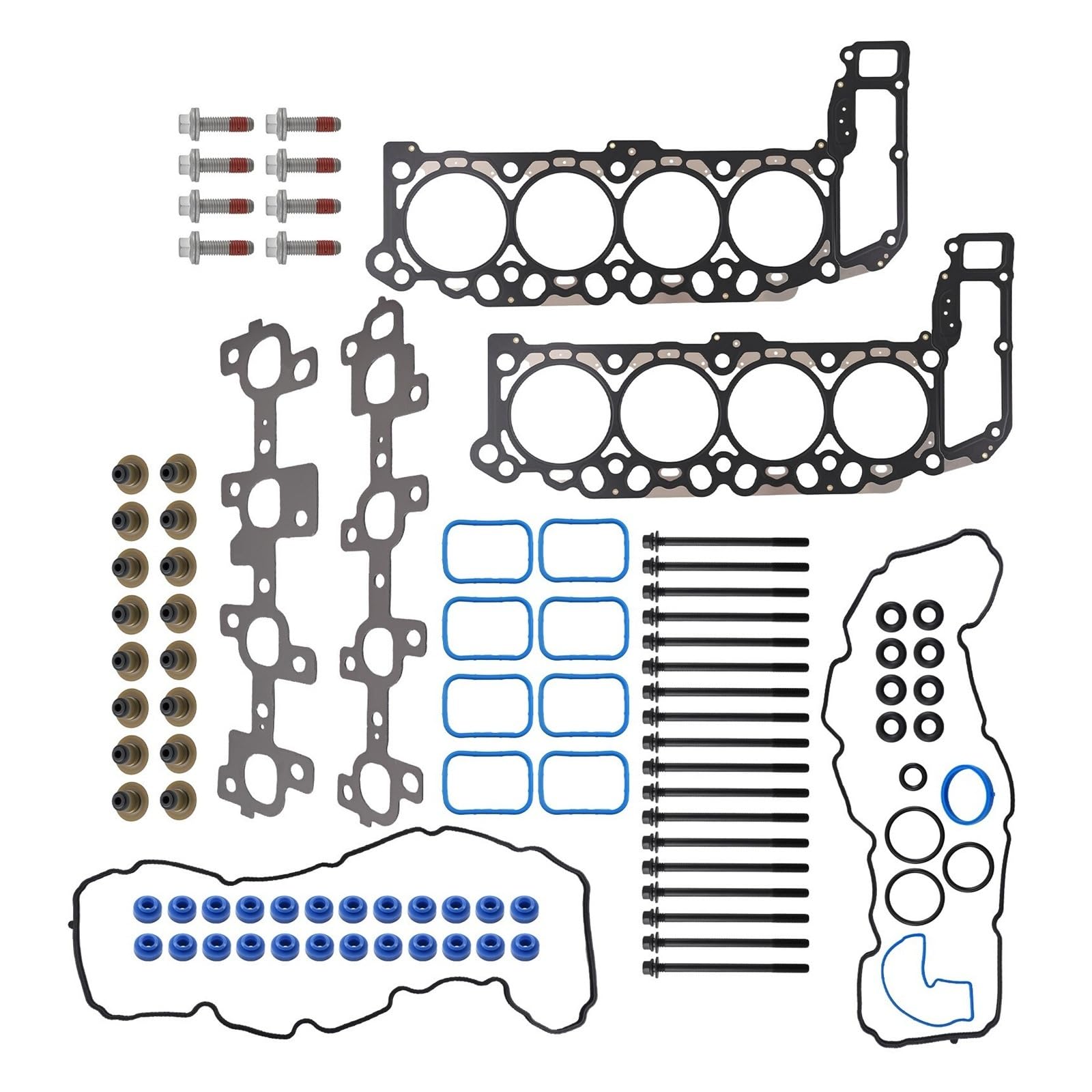Set Di Guarnizioni Della Testata Motore E Bulloni Del Cilindro for Autoveicoli for V8 Da 4,7 Litri 2004-2007 ES71129 Con MLS Kit Completo Paraolio