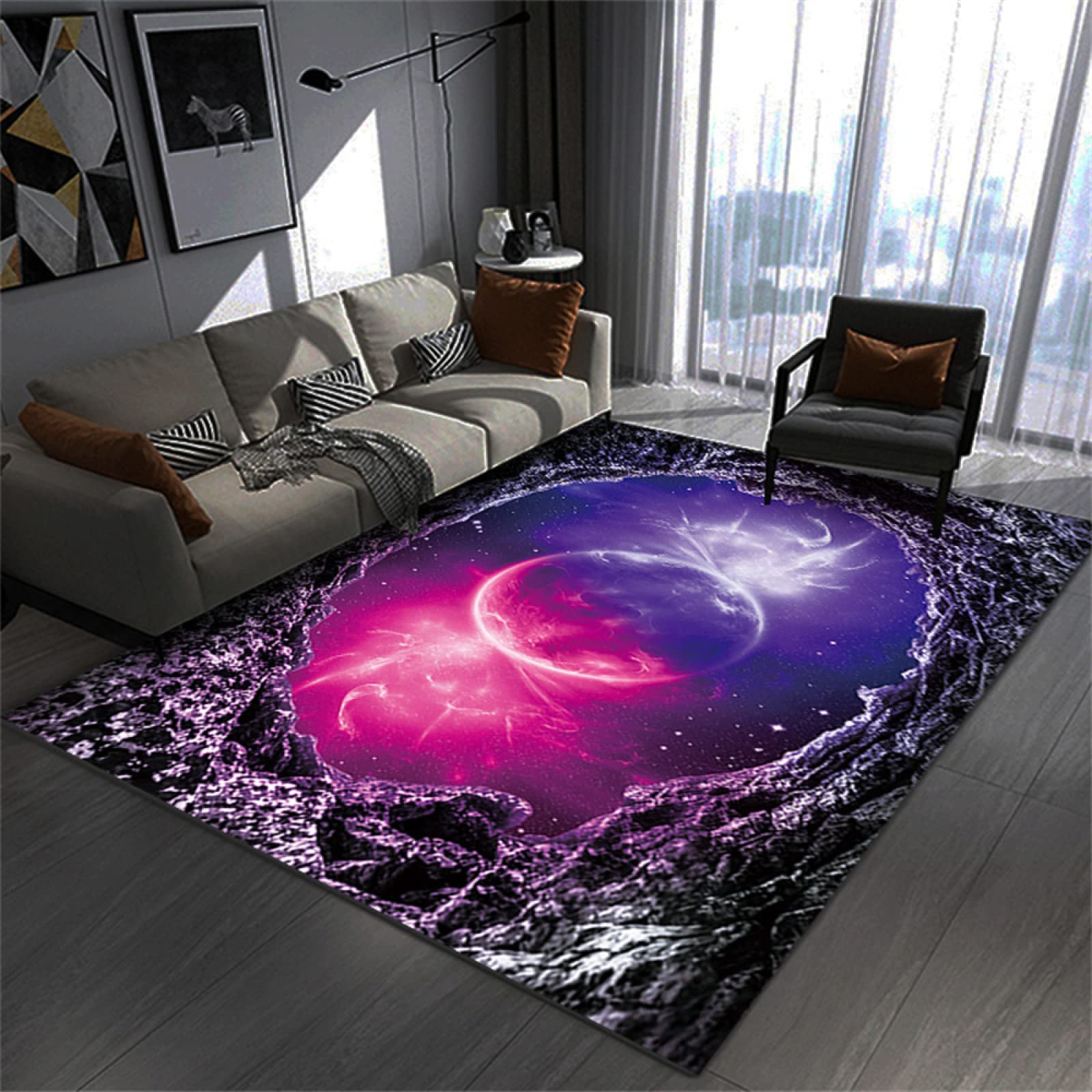 Tapis de porte dessin anime univers pour proteger et decorer le sol