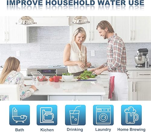 Miniatura 7 de Membrane Solutions Cartucho de filtro de agua de repuesto de polipropileno de 10 micrones, 2.5 pulgadas de diámetro exterior x 20 pulgadas de