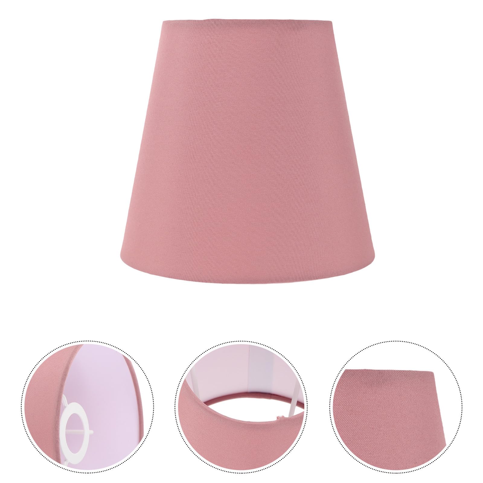 Paralume Facile da per Lampada Parete Rosa Design e Tavolo a Installazione Botte Piccolo, Compatibilità Versatile per Illuminazione Domestica e Lettura
