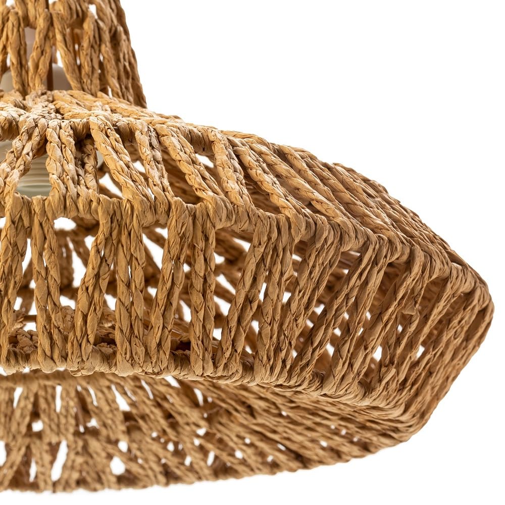 Els Banys Lámpara techo colgante cuerda natural