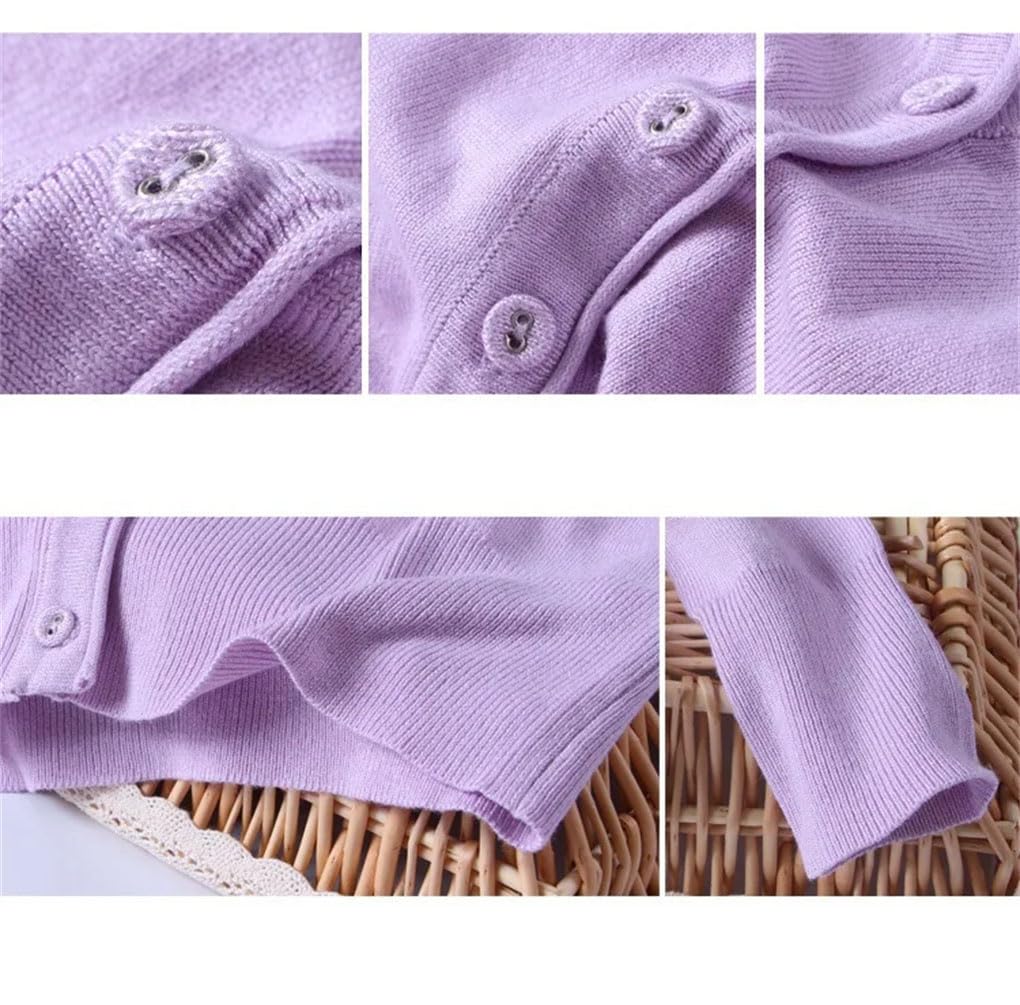 Cárdigan de punto de manga larga para mujer, suéter para niñas jóvenes, estudiantes, ropa de punto para primavera y otoño, abrigo corto y delgado