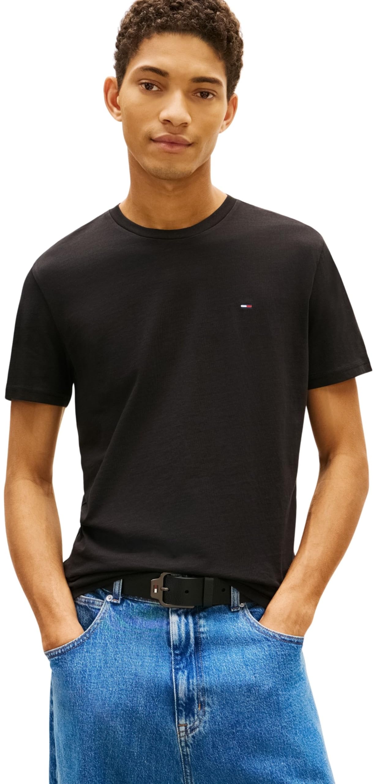 Tommy Jeans Herren 3er Pack T-Shirts Kurzarm aus Baumwolle