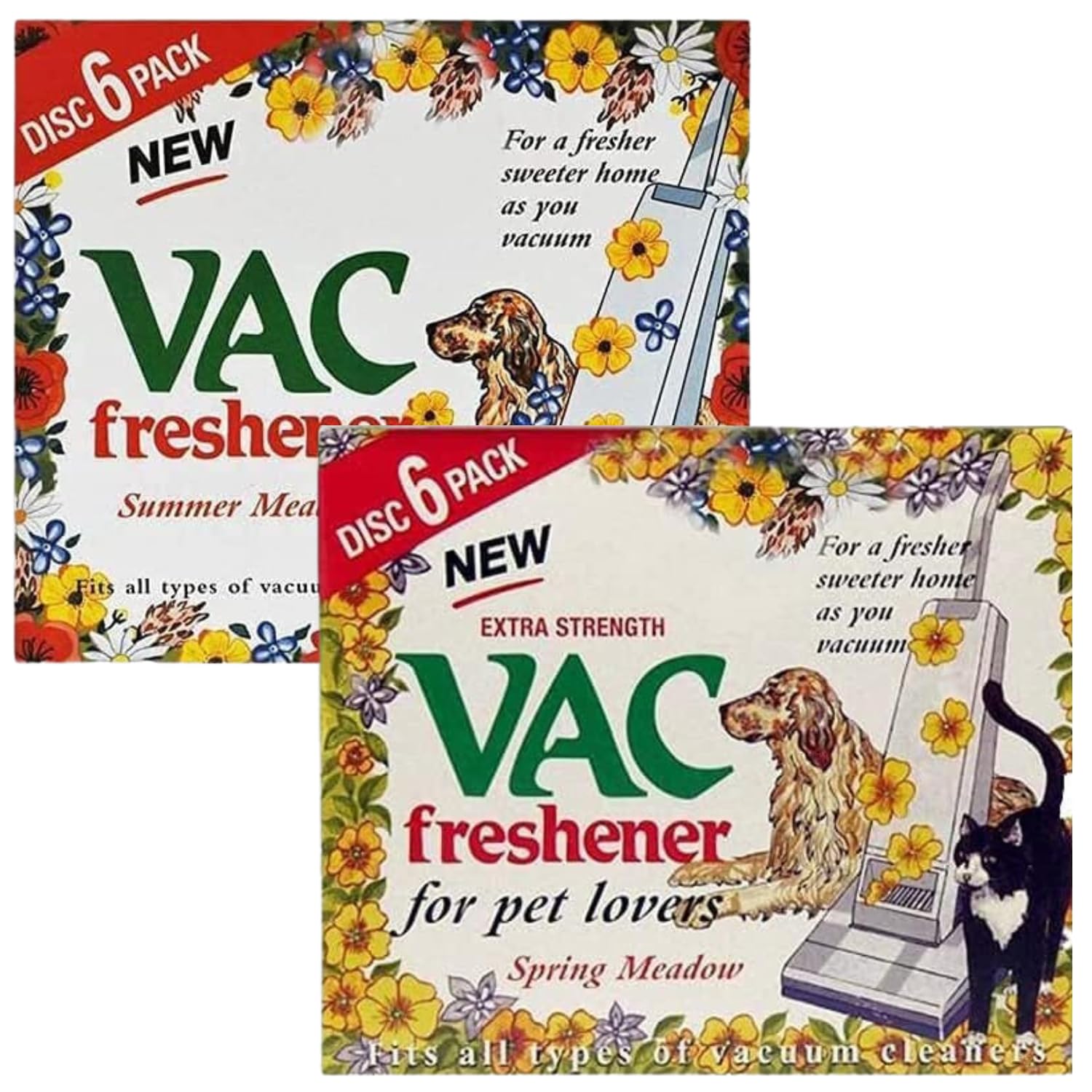 Pikari Vacuum Cleaner Freshener Discs Spring & Summer Meadow Scent – Hoover Air Freshener for Pet Lovers, Odor Eliminating Vacuum Fragrance, Long-Lasting Deodorizer Combo Pack (12 Discs)