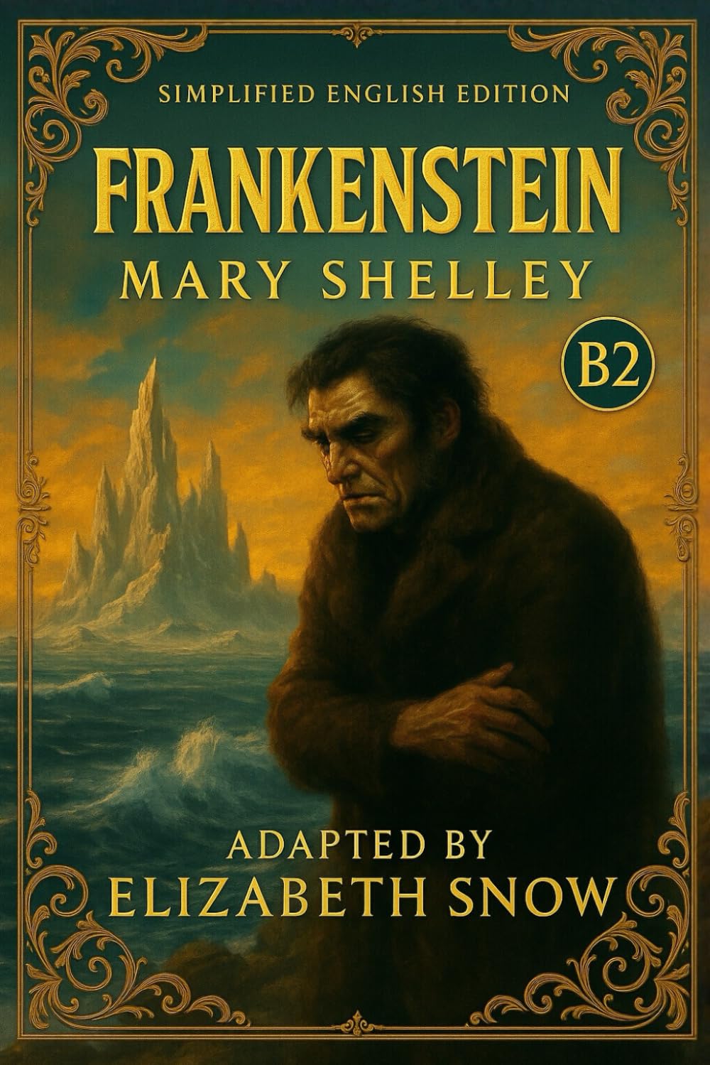 Frankenstein for English Learners (B2 Level): Classic Novel with Modern English, Vocabulary List, Grammar Focus, and Discussion Prompts for ESL & EFL Students