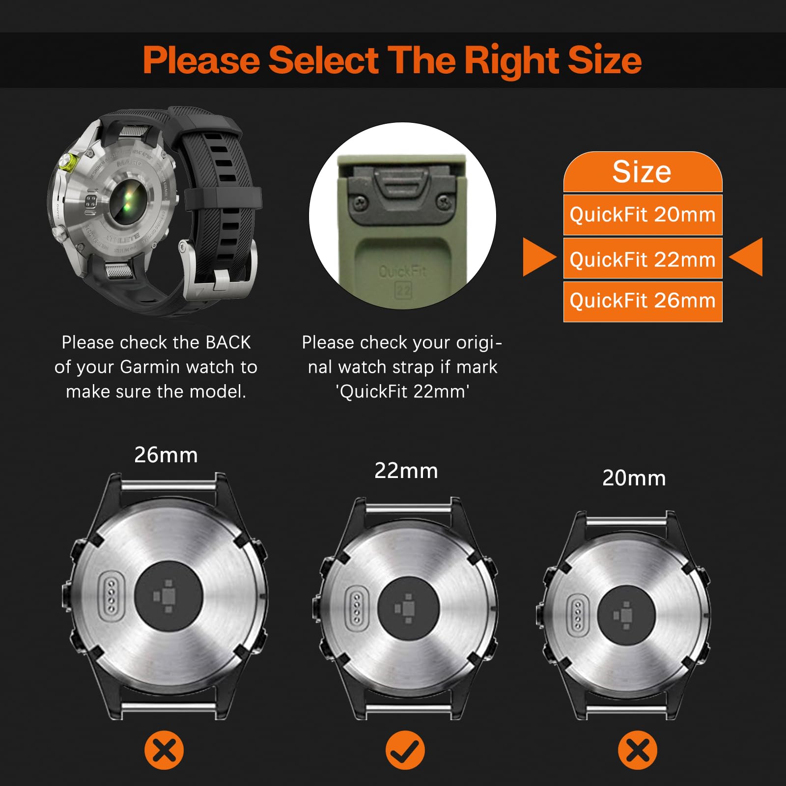 Cinturino per Garmin Quatix 8 47mm/Quatix 7 Pro/Tactix 8 47mm/Fenix 8 47 mm/Fēnix 7Pro/Approach S62 S60 Cinturino Pelle Cerata Olio per Descent G2/Fenix E/Epix 2 (Blu, QuickFit 22mm)