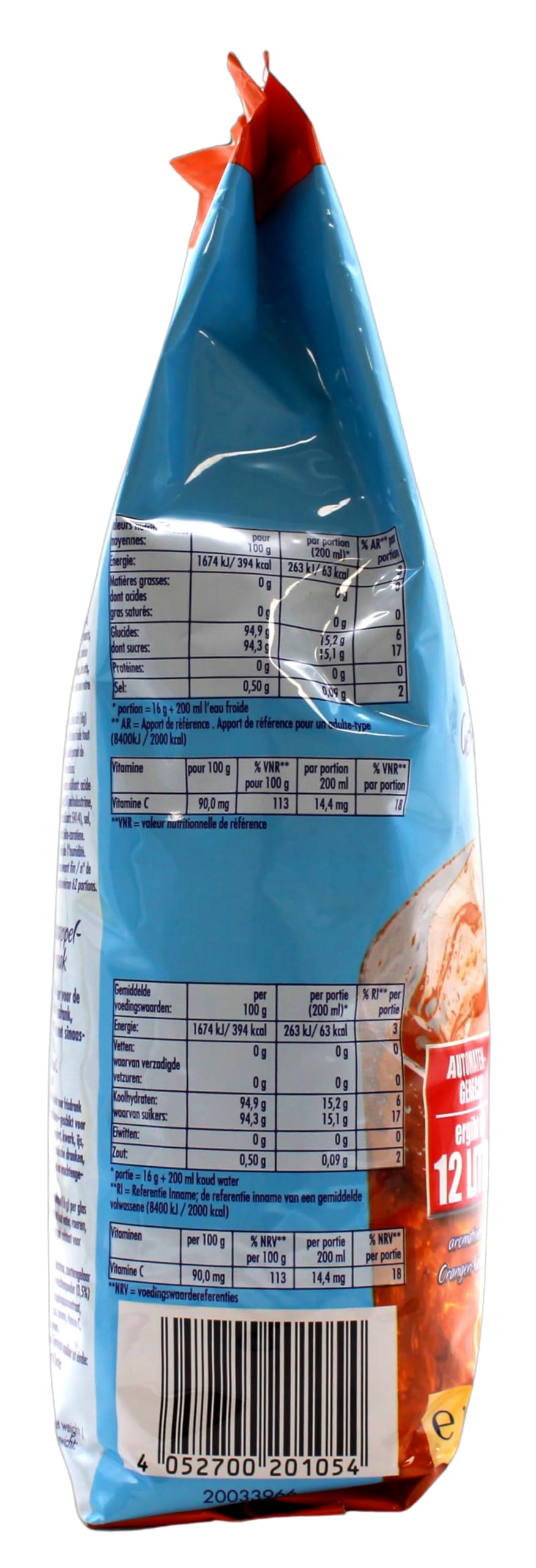 Krüger Family Typ Orange Getränkepulver, 10er Pack (10 x 1 kg)