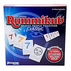 Pressman Rummikub - The Original Rummy Tile Game | Exciting Family Game of Strategy and Luck | Promotes STEM Skills | For Kids, Teens, Adults | 2-4 Players, Ages 8+