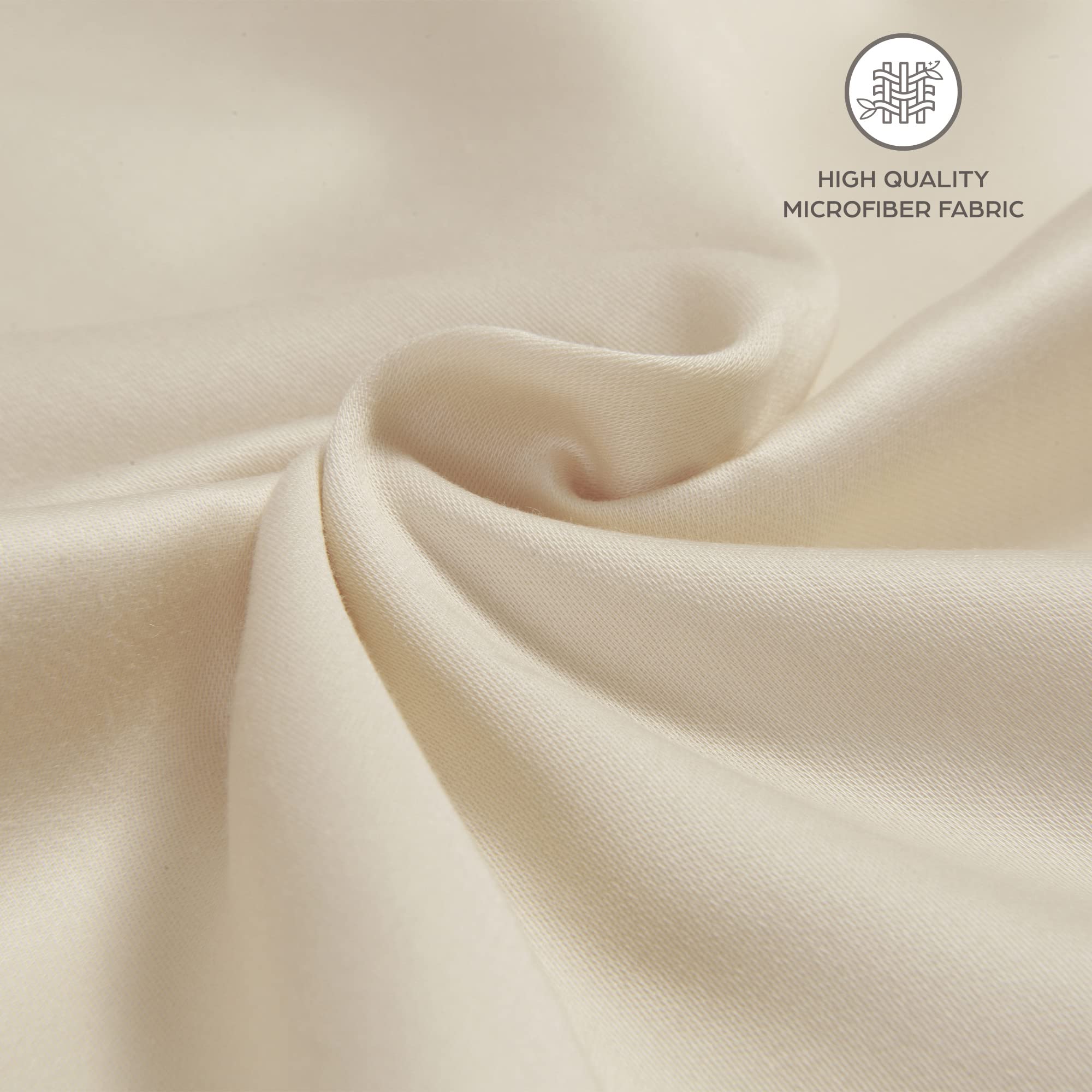 Flowen Federe Cuscini Letto Matrimoniale e Singolo 40x145 Set da 2 Copricuscini in Microfibra Fodere Lavabili e Resistenti 40 x 145 cm Tessuto 100% Poliestere Traspirante Anallergico Antiacaro