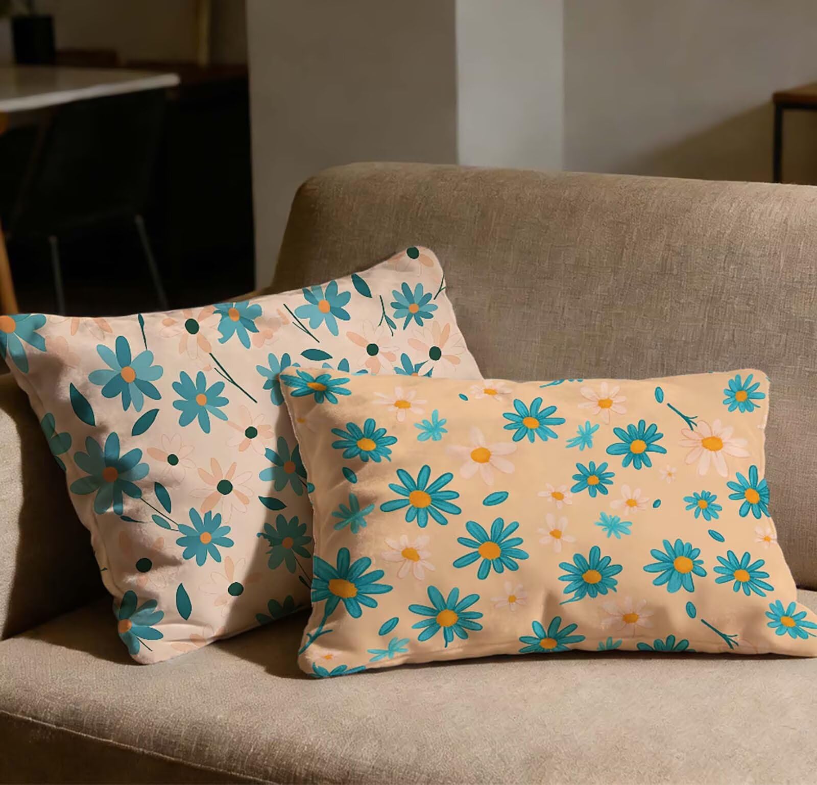 Taie oreiller 50x70 lot de 2 housse de coussin en velours de qualite