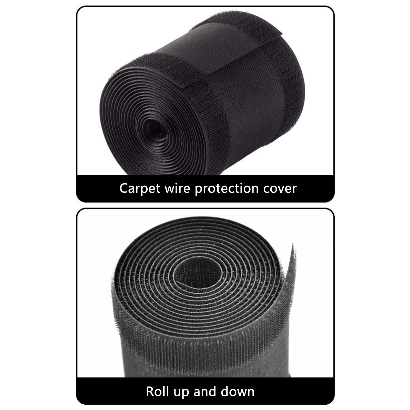 Floor Cord Covers Cable Protector Cord Hider Extension Cable Covers Power Cord Protector Floor Wire Covers Easy to Use