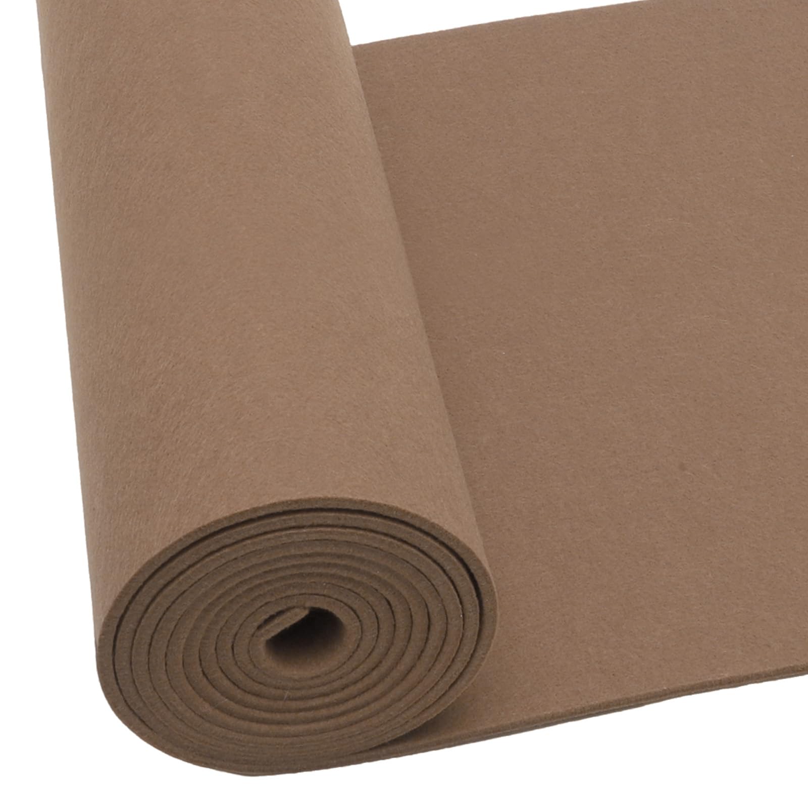 LUPATDY Felt Roll 3 mm Thick, Felt Fabric Sold by the Metre 30 cm x 250 cm, Felt Mat for DIY Storage Bag, Patchwork, Sewing, Felt for Crafts, Decoration (Camel)