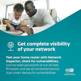 ESET HOME Security Essential 2026 | 1 Device | 1 Year | Antivirus, Safe Banking, Safe Browsing, Anti-Phishing, Webcam Protection, Microphone Monitor | Activation Code by Post