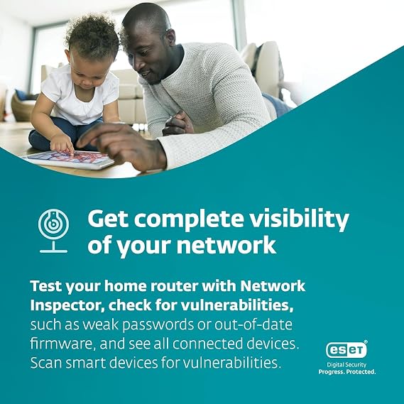 ESET HOME Security Essential 2026 | 1 Device | 1 Year | Antivirus, Safe Banking, Safe Browsing, Anti-Phishing, Webcam Protection, Microphone Monitor | Activation Code by Post