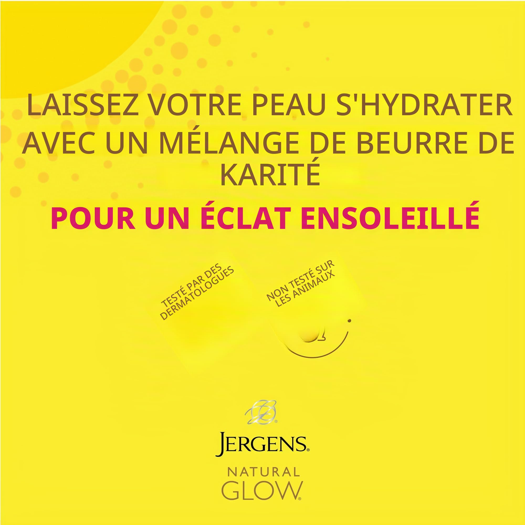 Jergens Natural Glow Hydratant sous la douche, teint moyen à bronzé, lotion pour la peau humide de 7,5 onces, scelle l'hydratation avec une couleur progressive et impeccable