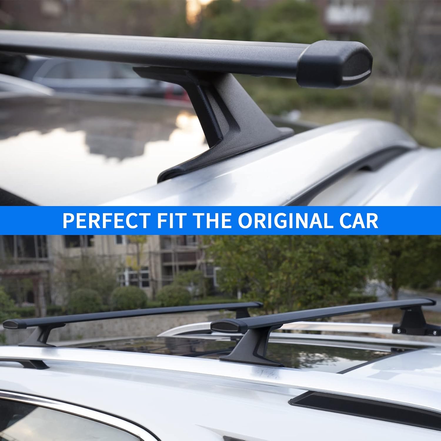 220lbs Roof Racks Cross Bars Fit for Chevrolet Chevy Traverse 2018 2019 2020 2021 (Not Fit for the 2022 Model), Heavy Duty Aluminum Crossbar Roof Rail Cargo Carrier Rooftop Car SUV Black Accessories