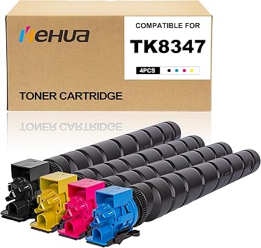 TK-8347 TK8347 Toner Cartridge Compatible for Kyocera TK-8347 TK-8349 Toner | works with TASKalfa 2552ci 2553ci Copystar CS-2552ci CS-2553ci Printers | Replacement for TK-8347K TK-8347C TK-8347M TK-8347Y