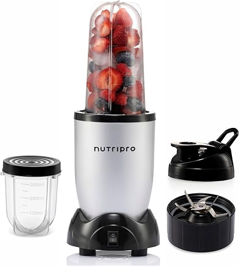 Juicer Mixer Grinder - Smoothie Maker - 500 Watts (2 Jar, Silver) - 2 Year Warranty