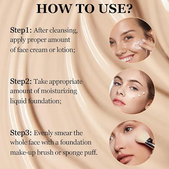 4 in 1 Colour Changing Foundation SPF 50, Moisturizing & Anti-Aging