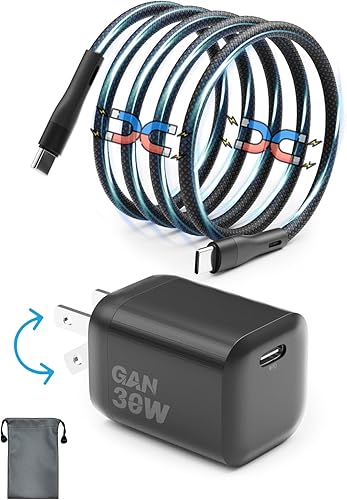 Miniatura 7 de Cargador rápido USB C de 30 W, plegable, compacto, GaN PPS, bloque de cargador de pared rápido, para Google Pixel 87 Pro77a6 Pro6a655a44a,
