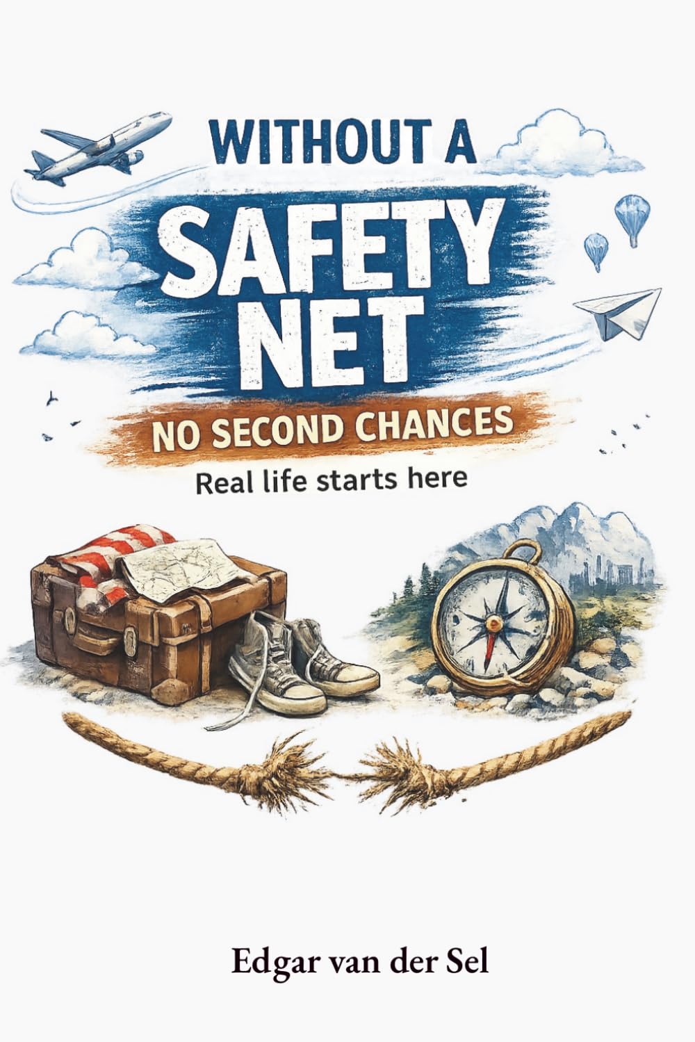 WITHOUT A SAFETY NET NO SECOND CHANCES: Real life starts here
