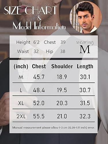 Miniatura 6 de Bbalizko Camisa de esmoquin con volantes para hombre, de los años 80, con volantes, con botones, plisada, de manga larga