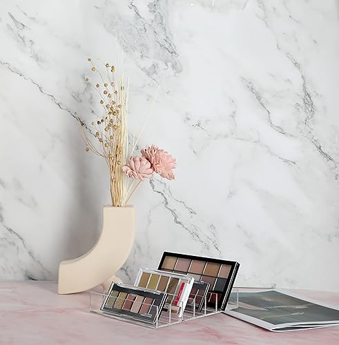 Miniatura 8 de Organizador de maquillaje transparente, organizador de paleta de sombras de ojos, soporte para efectivo y organizador de paleta de maquillaje