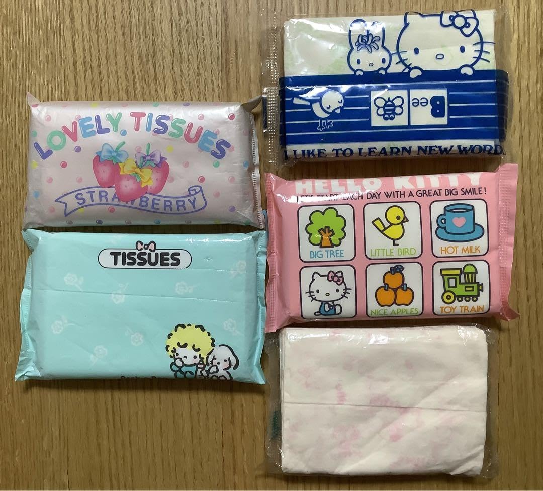 Amazon.co.jp: 昭和レトロ ポケットティッシュ ︎1970年代