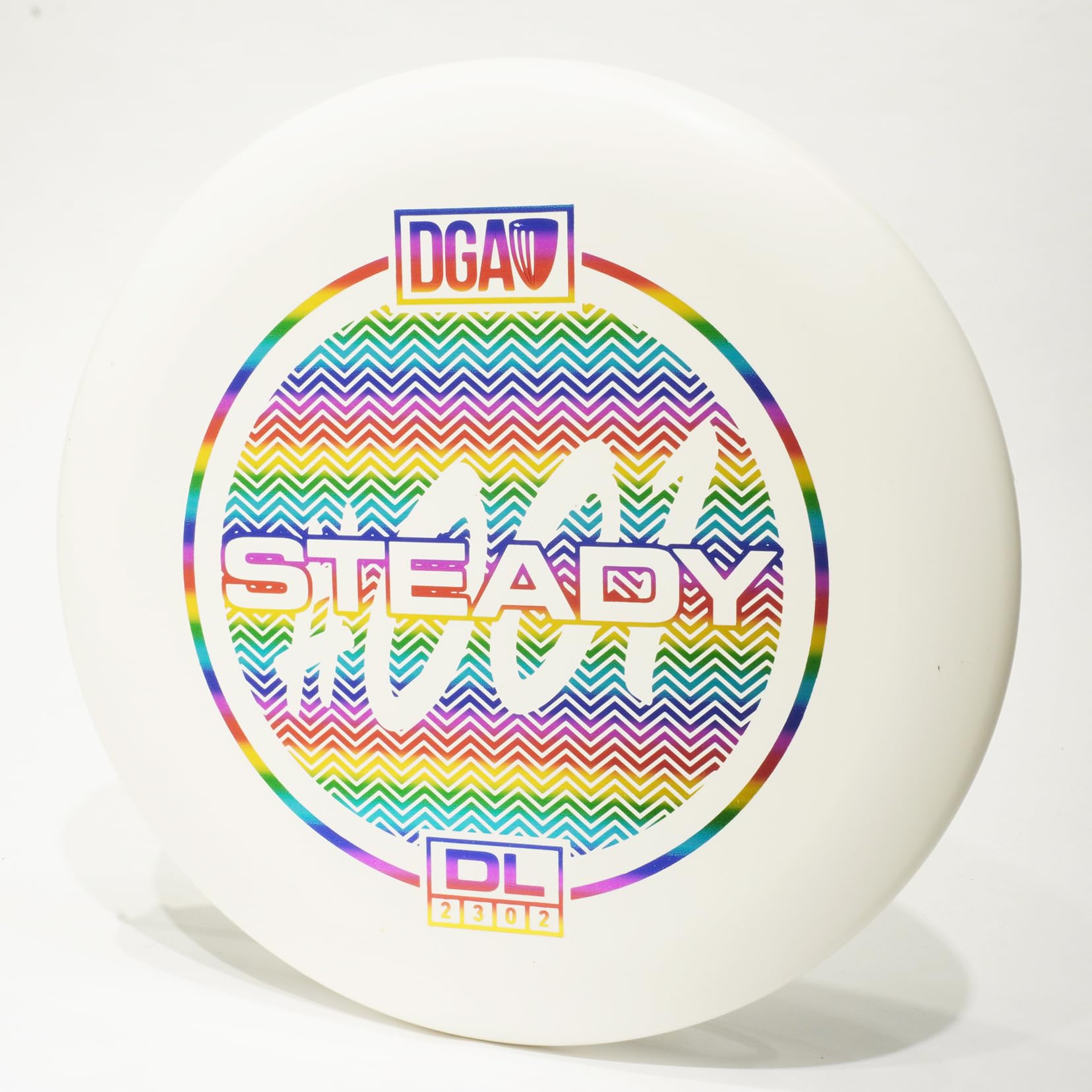 DGA DL Steady Disc Golf Putter & Approach Disc, Pick Color/Weight [Stamp & Exact Color May Vary] White 170-172 Grams