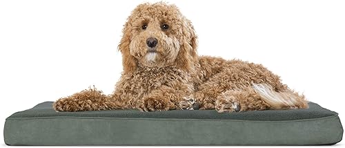 Miniatura 15 de Furhaven Pet – Colchón ortopédico de espuma tradicional para perros y gatos, varios estilos, tamaños y colores