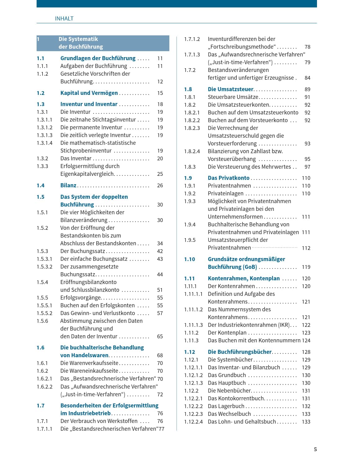 Rechnungswesen der Industrie - IKR: Schulbuch