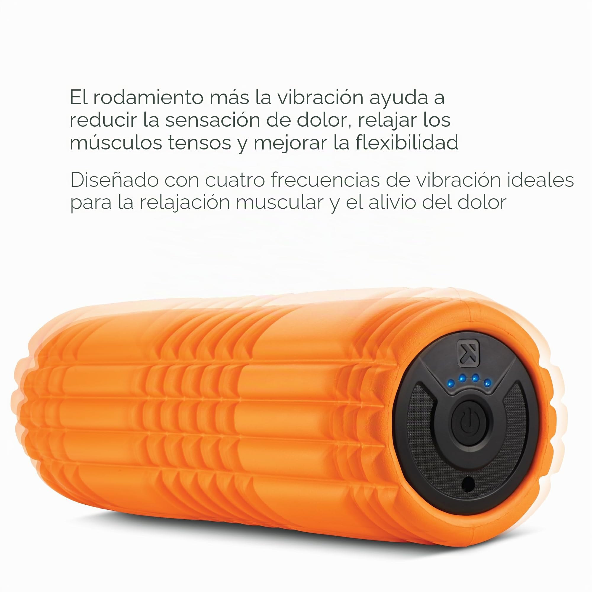 TRIGGERPOINT Grid Vibe Plus Rodillo de Espuma Vibrante de Cuatro velocidades