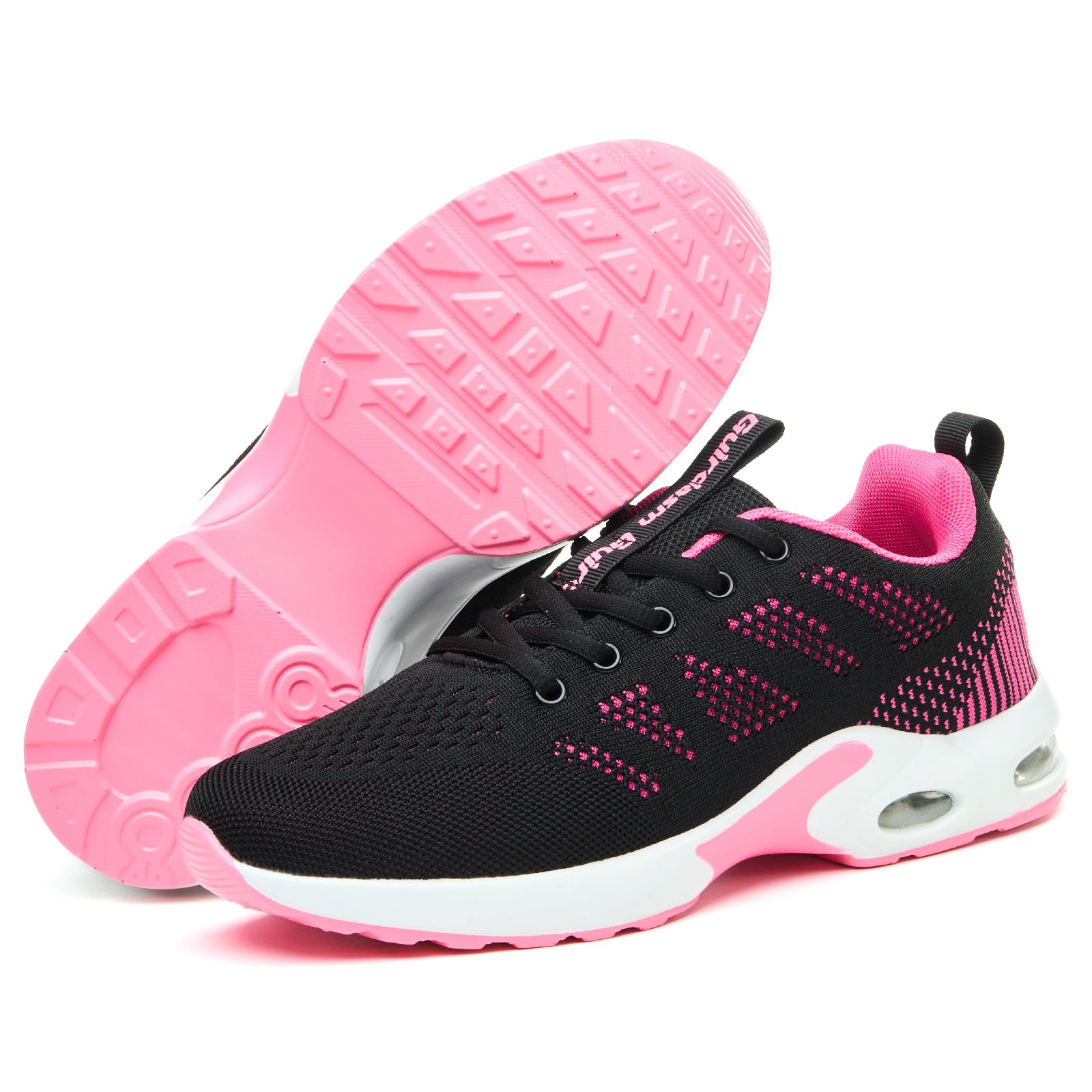 Aolinafe Women's Walking Shoes Arch Support Tennis Lightweight Sneakers | Breathable Cushioned Walking Shoes For Women With Breathable Mesh And Non-Slip Soles For Gym,Comfortable Standing All Day.