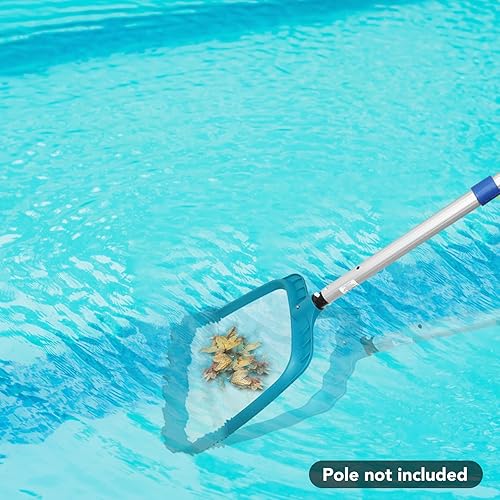 Miniatura 9 de POOLWHALE Red de limpieza profesional para piscina, bolsa de red de malla fina, herramienta de limpieza de hojas de natación resistente, limpieza