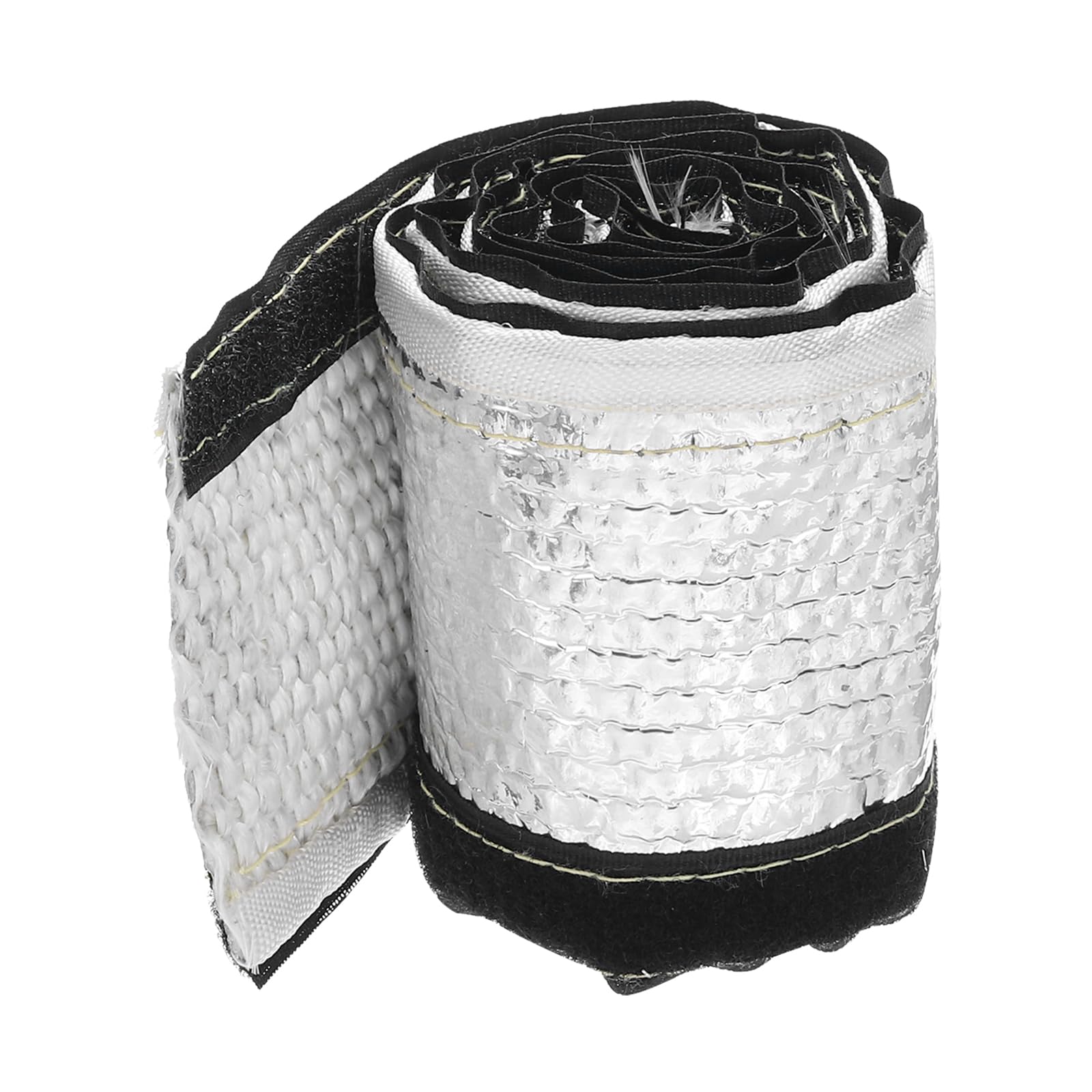 QUARKZMAN Funda Térmica De Aluminio 3mm: Protege Cables Y Mangueras Hasta 300°C (ID 10mm, 0.98m) - Fibra De Vidrio Metalizada