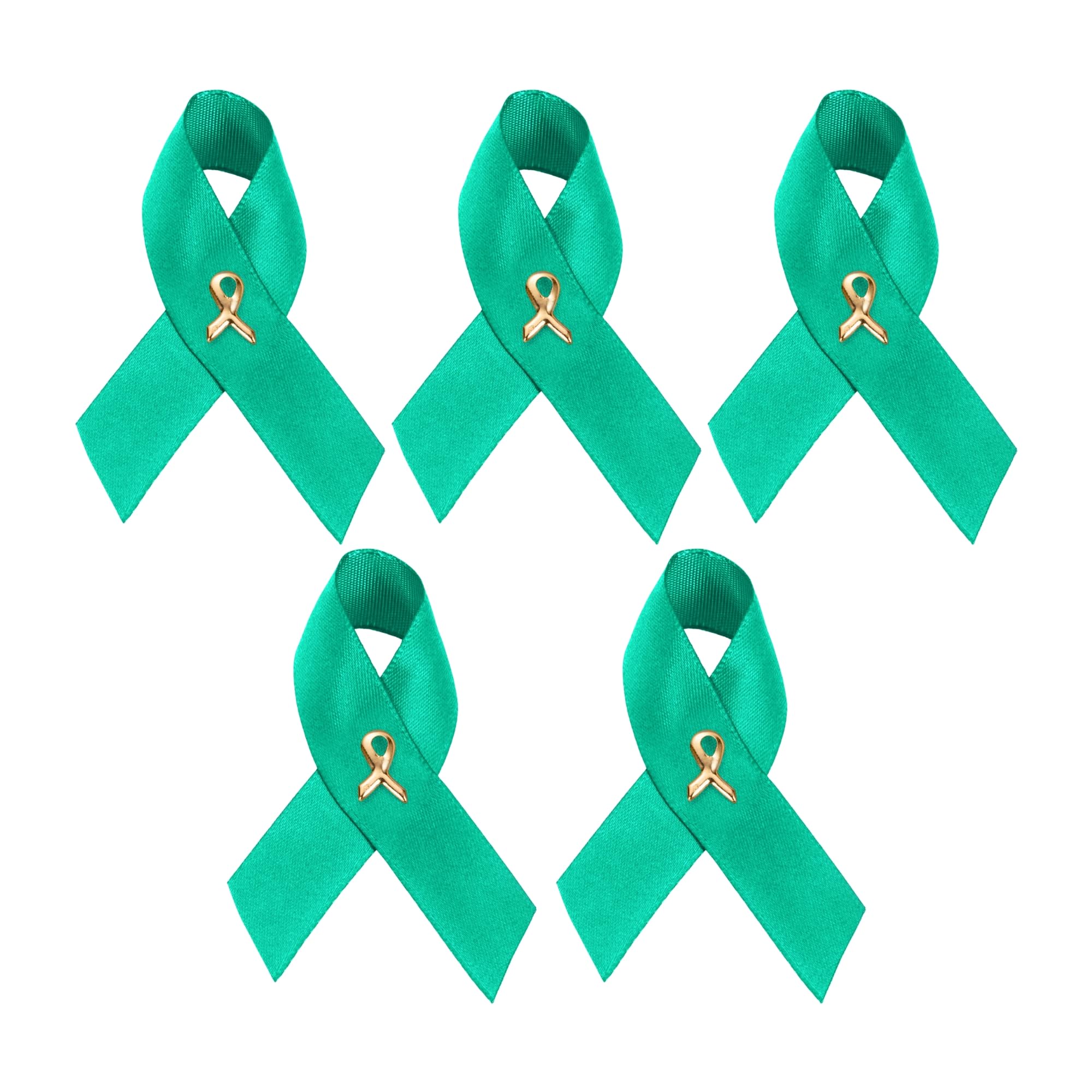 1/2/5/10/25/50/100pcs Satin Awareness Ribbon Pins (Pick your color), for Cancer &amp; Disease Awareness, Bulk Quantities for Fundraising, Events, Gift Giving