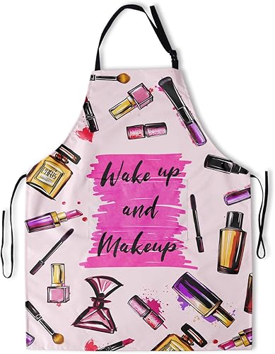 Miniatura 11 de Giwawa Delantal unisex para adultos, impermeable, resistente a las manchas, delantal de cocina con 2 bolsillos para BBQ, parrilla y pintura