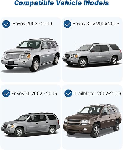 Miniatura 4 de JOYTUTUS Inserto de portavasos de 3.5 pulgadas compatible con Trailblazer 2002 - 2009, compatible con Envoy 2002 - 2009