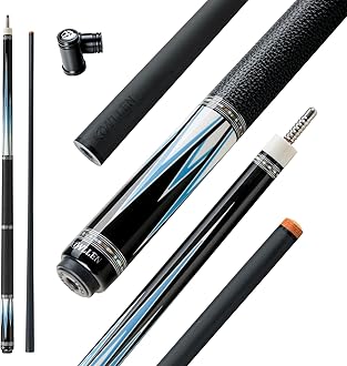 2.0 Carbon Fiber Pool Cue with Professional Taper | Low Deflection Hand-Made Inlay Billiard Stick | Ultra-Smooth Shaft for Adult & League Players